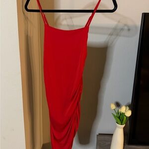 Elegant Red Women's Dress